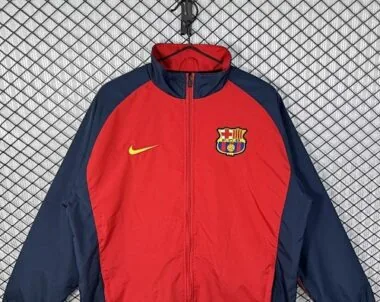 98-00 Barcelona Retro Windbreaker Jacket Kit S-2XL Cheap Football Jersey Wholesale Yupoo