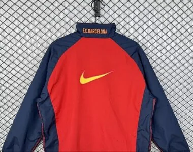 98-00 Barcelona Retro Windbreaker Jacket Kit S-2XL Cheap Football Jersey Wholesale Yupoo