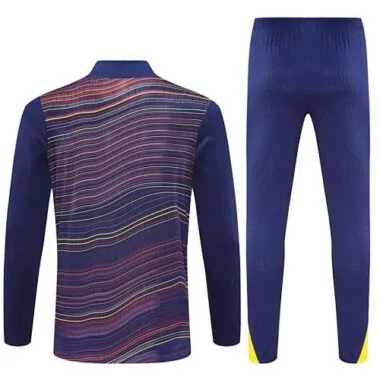25-26 Kids Barcelona Training Kits Sweatshirt Tracksuits Cheap Football Jersey Wholesale Yupoo