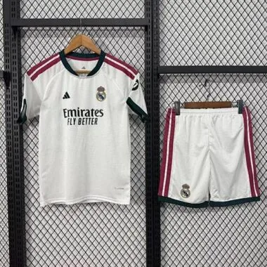 26-27 Kids Real Madrid Home Kit World Cup Cheap Football Jersey Wholesale Yupoo
