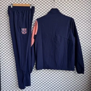 25-26 Barcelona Windbreaker Jackets With Pants Cheap Football Jersey Wholesale Yupoo