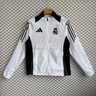 25-26 Real Madrid Windbreaker Jackets With Pants Cheap Football Jersey Wholesale Yupoo