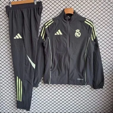 25-26 Real Madrid Windbreaker Jackets With Pants Cheap Football Jersey Wholesale Yupoo