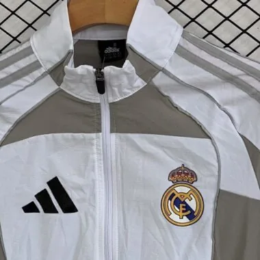 25-26 Real Madrid Windbreaker Jackets With Pants Cheap Football Jersey Wholesale Yupoo