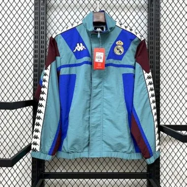 25-26 Real Madrid x Kappa OG Style Green Windbreaker Jackets Cheap Football Jersey Wholesale Yupoo