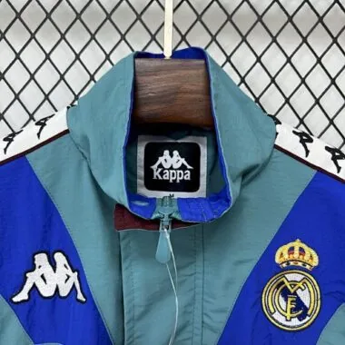 25-26 Real Madrid x Kappa OG Style Green Windbreaker Jackets Cheap Football Jersey Wholesale Yupoo