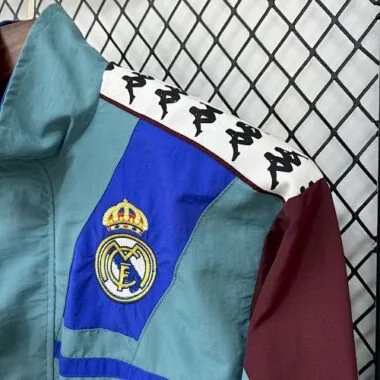 25-26 Real Madrid x Kappa OG Style Green Windbreaker Jackets Cheap Football Jersey Wholesale Yupoo
