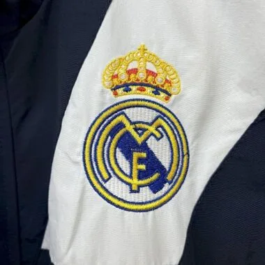 25-26 Real Madrid x Kappa OG Style Navy Windbreaker Jackets Cheap Football Jersey Wholesale Yupoo