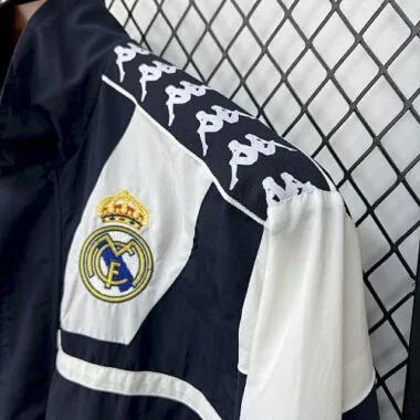 25-26 Real Madrid x Kappa OG Style Navy Windbreaker Jackets Cheap Football Jersey Wholesale Yupoo
