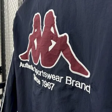 25-26 Real Madrid x Kappa OG Style Navy Windbreaker Jackets Cheap Football Jersey Wholesale Yupoo
