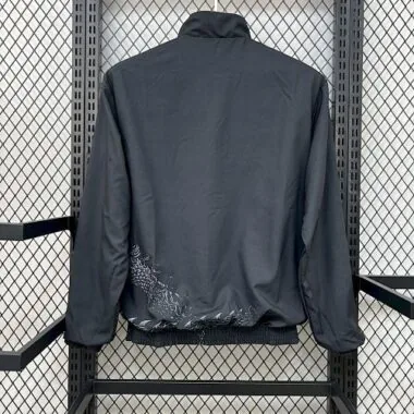 25-26 Real Madrid Trench Coat Reversible Windbreaker Double-Sides Jacket