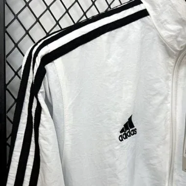25-26 Real Madrid Trench Coat Reversible Windbreaker Double-Sides Jacket