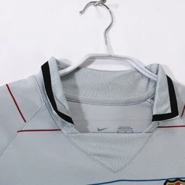 03-04 Retro Barcelona Away Long Sleeve Kit Cheap Football Jersey Wholesale Yupoo