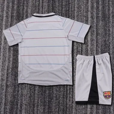 03-04 Retro Kids Barcelona Away Kit Cheap Football Jersey Wholesale Yupoo