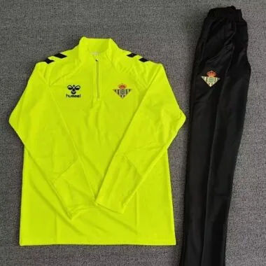 25-26 Kids Real Betis Training Kits Sweatshirt Tracksuits Cheap Football Jersey Wholesale Yupoo