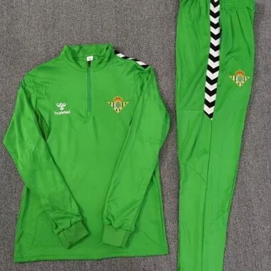25-26 Kids Real Betis Training Kits Sweatshirt Tracksuits Cheap Football Jersey Wholesale Yupoo