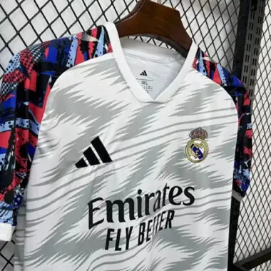 25-26 Real Madrid Pre-Match Kit Cheap Football Jersey Wholesale Yupoo