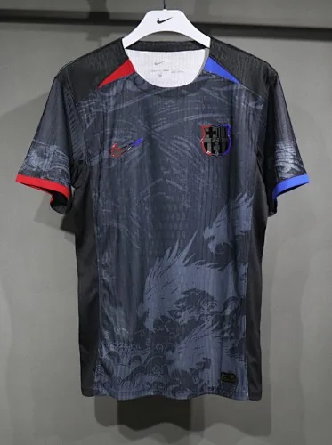 25-26 Player Barcelona Black Dragon Special Edition Kit S-2XL Cheap Football Jersey Wholesale Yupoo