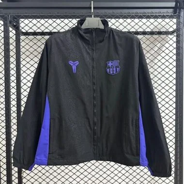 25-26 Barcelona Windbreaker Jacket Kit S-2XL Cheap Football Jersey Wholesale Yupoo