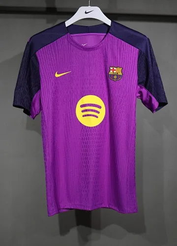 25-26 Player Barcelona Purple Training Kit S-2XL Cheap Football Jersey Wholesale Yupoo