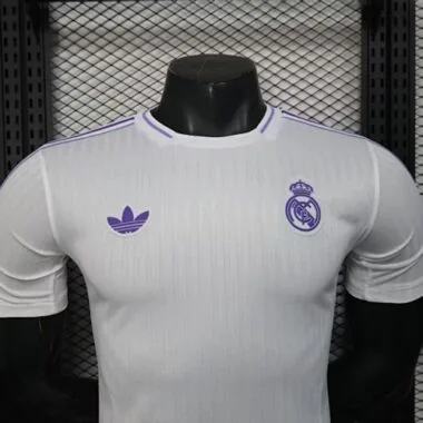 25-26 Player Real Madrid Terrace Icons Special Edition Kit Cheap Football Jersey Wholesale Yupoo