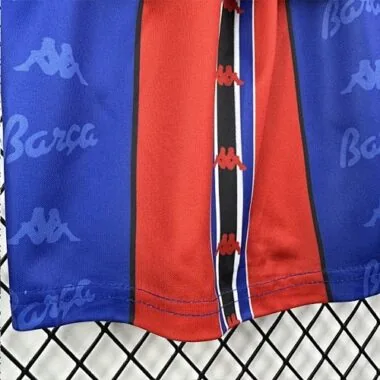 96-97 Kids Retro Barcelona Home Kit Cheap Football Jersey Wholesale Yupoo