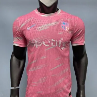 25-26 Player Barcelona Pink Special Edition Kit S-2XL Cheap Football Jersey Wholesale Yupoo