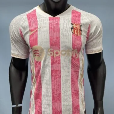 25-26 Player Barcelona Pink Special Edition Kit S-2XL Cheap Football Jersey Wholesale Yupoo