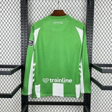 25-26 Real Betis Home Kit Long Sleeve S-2XL Cheap Football Jersey Wholesale Yupoo