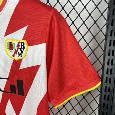 25-26 Rayo Vallecano Home Kit S-2XL Cheap Football Jersey Wholesale Yupoo