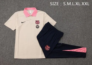 25-26 Barcelona Training Kits Polo Tracksuits Cheap Football Jersey Wholesale Yupoo