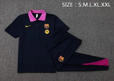 25-26 Barcelona Training Kits Polo Tracksuits Cheap Football Jersey Wholesale Yupoo