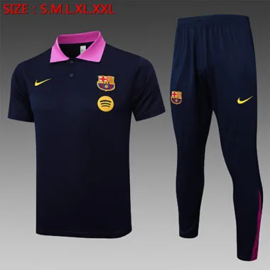 25-26 Barcelona Training Kits Polo Tracksuits Cheap Football Jersey Wholesale Yupoo