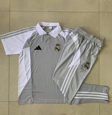 25-26 Real Madrid Training Kits Polo Tracksuits Cheap Football Jersey Wholesale Yupoo