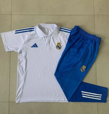 25-26 Real Madrid Training Kits Polo Tracksuits Cheap Football Jersey Wholesale Yupoo