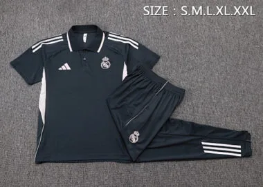 25-26 Real Madrid Training Kits Polo Tracksuits Cheap Football Jersey Wholesale Yupoo