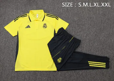 25-26 Real Madrid Training Kits Polo Tracksuits Cheap Football Jersey Wholesale Yupoo