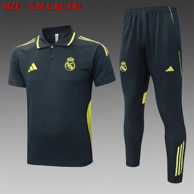 25-26 Real Madrid Training Kits Polo Tracksuits Cheap Football Jersey Wholesale Yupoo