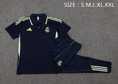 25-26 Real Madrid Training Kits Polo Tracksuits Cheap Football Jersey Wholesale Yupoo