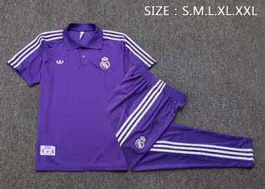 25-26 Real Madrid Training Kits Polo Tracksuits Cheap Football Jersey Wholesale Yupoo