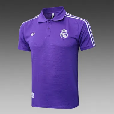 25-26 Real Madrid Training Kits Polo Tracksuits Cheap Football Jersey Wholesale Yupoo