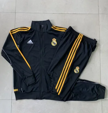 25-26 Kids Real Madrid Training Kits Jacket Tracksuits Cheap Football Jersey Wholesale Yupoo