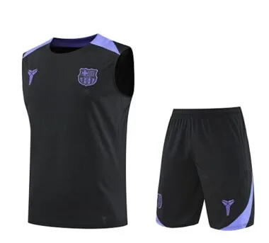 25-26 Barcelona Sleeveless Training Kits Football Tracksuits Cheap Football Jersey Wholesale Yupoo