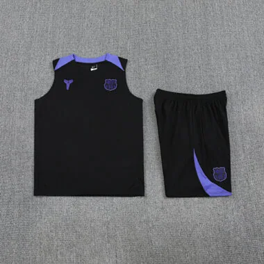 25-26 Barcelona Sleeveless Training Kits Football Tracksuits Cheap Football Jersey Wholesale Yupoo
