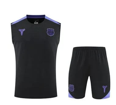 25-26 Barcelona Sleeveless Training Kits Football Tracksuits Cheap Football Jersey Wholesale Yupoo