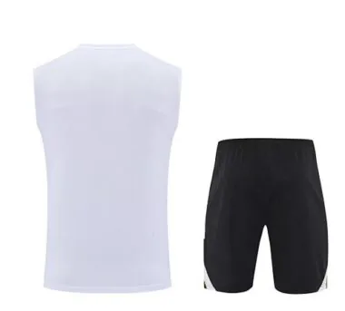 25-26 Real Madrid Sleeveless Training Kits Football Tracksuits Cheap Football Jersey Wholesale Yupoo