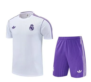 25-26 Real Madrid Training Kits Football Tracksuits Cheap Football Jersey Wholesale Yupoo
