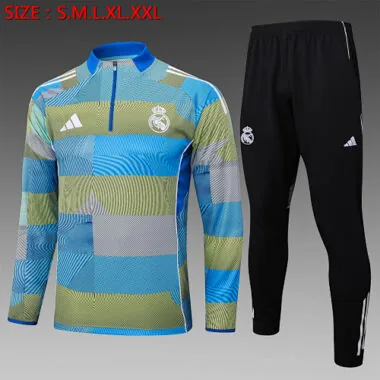 25-26 Real Madrid Training Kits Tracksuits Sweatshirt Cheap Jersey Wholesale Yupoo
