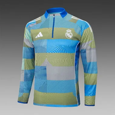 25-26 Real Madrid Training Kits Tracksuits Sweatshirt Cheap Jersey Wholesale Yupoo