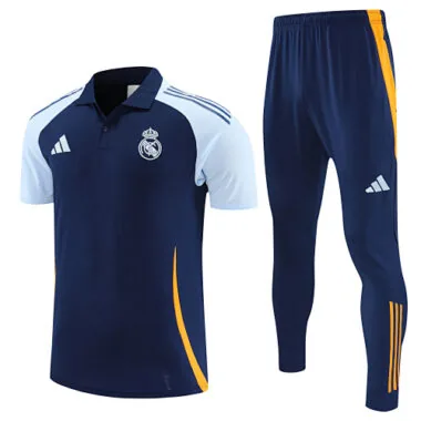 25-26 Real Madrid Training Kits Tracksuits Polo Cheap Football Jersey Wholesale Yupoo